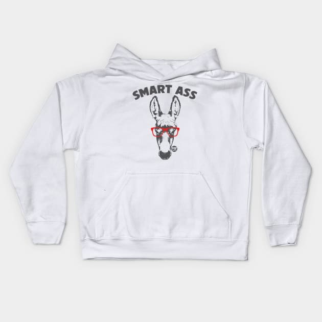 donkey Kids Hoodie by toddgoldmanart